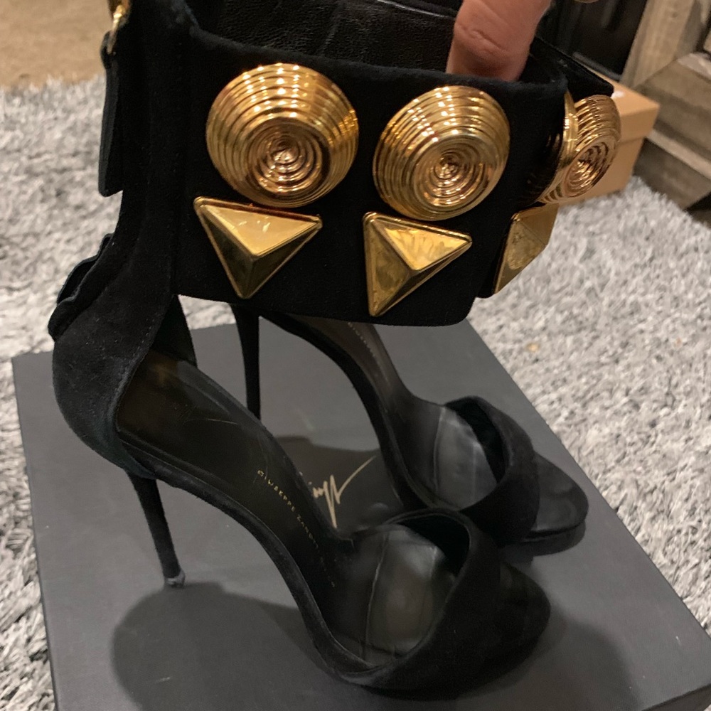 Giuseppe Zanotti Heels Black Suede